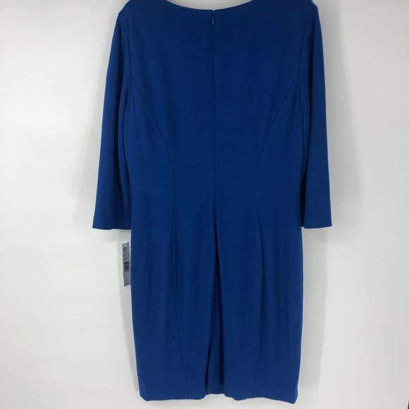 Antonio Melani Cobalt Blue Phoenix Dress Career 12 - Picture 3 of 6